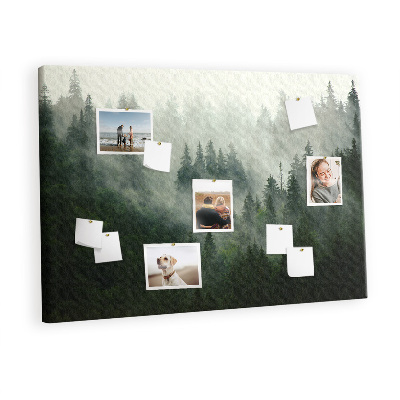 Quadro em cortiça Floresta enevoada