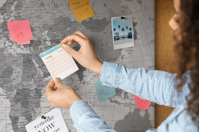 Quadro em cortiça Mapa mundial