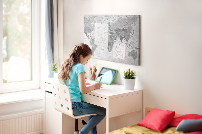 Quadro em cortiça Mapa mundial