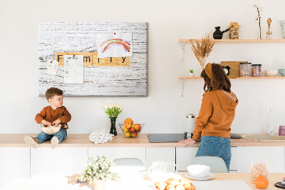 Quadro de aviso de cortiça Família