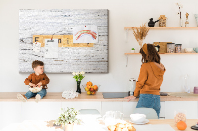 Quadro de aviso de cortiça Família