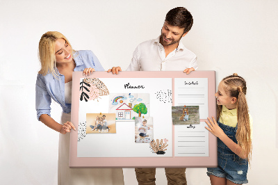 Quadro de aviso de cortiça Planejador mensal