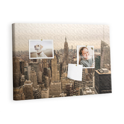 Painel em cortiça Paisagem da cidade