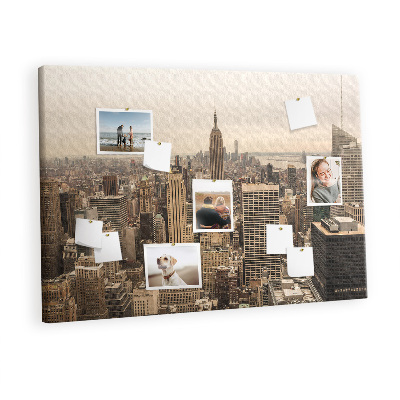 Painel em cortiça Paisagem da cidade