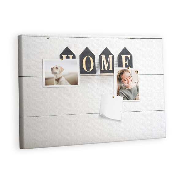 Quadro de aviso de cortiça A inscrição 