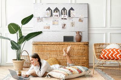 Quadro de aviso de cortiça A inscrição 