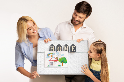 Quadro de aviso de cortiça A inscrição 