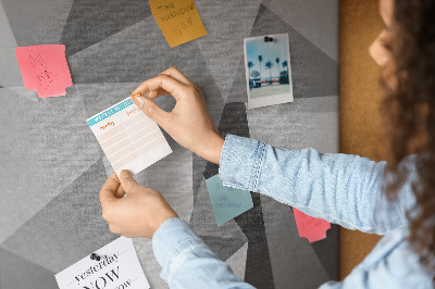 Painel em cortiça Abstração 3D