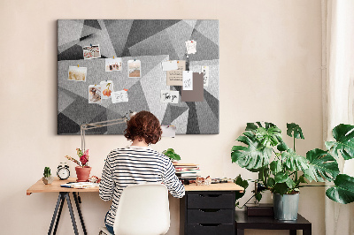 Painel em cortiça Abstração 3D