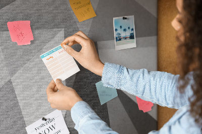 Painel em cortiça Abstração 3D