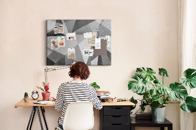 Painel em cortiça Abstração 3D