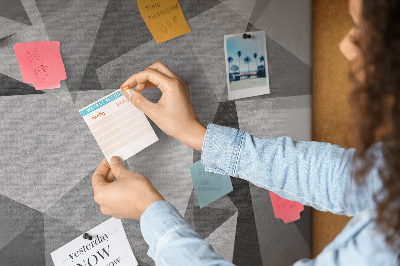 Painel em cortiça Abstração 3D