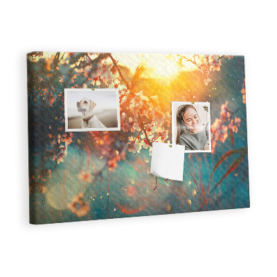 Painel em cortiça Flores da primavera