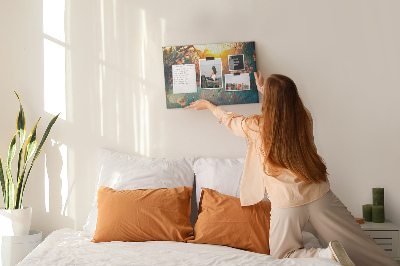 Painel em cortiça Flores da primavera