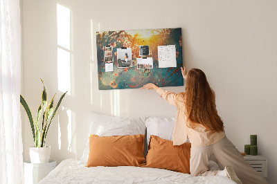 Painel em cortiça Flores da primavera