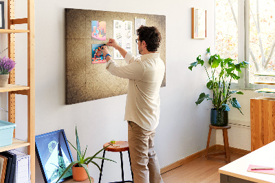 Quadro de aviso de cortiça Mapa antigo