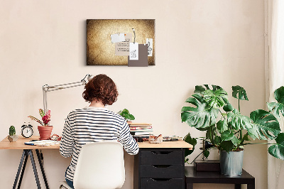 Quadro de aviso de cortiça Mapa antigo