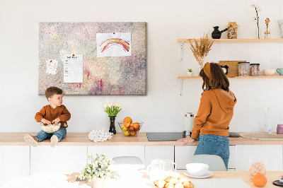 Quadro em cortiça Abstração pintada