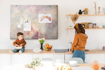 Quadro em cortiça Abstração pintada