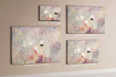 Quadro em cortiça Abstração pintada