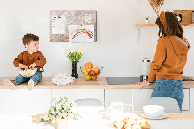 Quadro em cortiça Abstração pintada