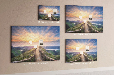 Quadro de aviso de cortiça Paisagem montanhosa