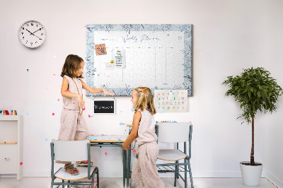 Quadro em cortiça Planejador de inverno