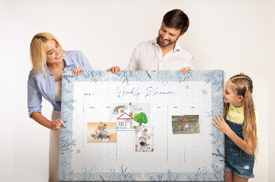 Quadro em cortiça Planejador de inverno