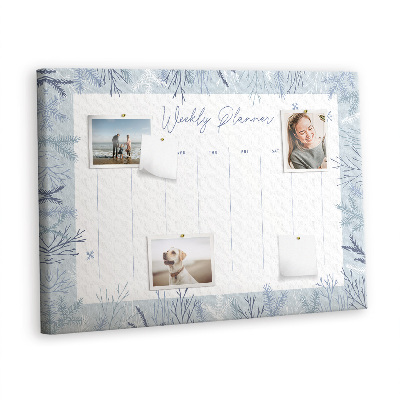 Quadro em cortiça Planejador de inverno