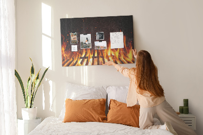 Painel em cortiça Grade