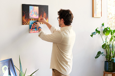 Painel em cortiça Grade