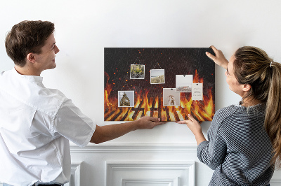 Painel em cortiça Grade