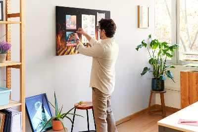 Painel em cortiça Grade