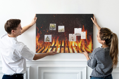 Painel em cortiça Grade