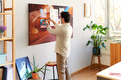 Quadro de aviso de cortiça Cânion