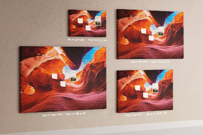 Quadro de aviso de cortiça Cânion