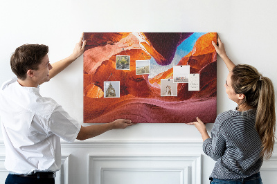 Quadro de aviso de cortiça Cânion