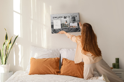 Quadro em cortiça Todo mundo tem histórias