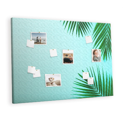 Quadro de aviso de cortiça Moldura de palmeira