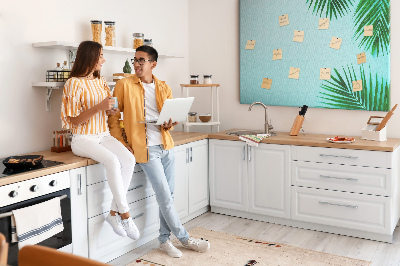 Quadro de aviso de cortiça Moldura de palmeira