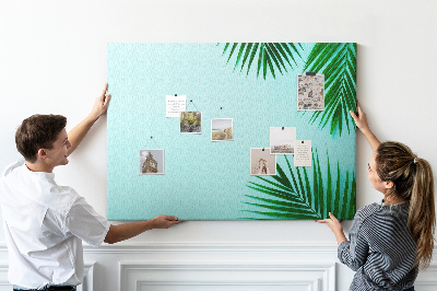 Quadro de aviso de cortiça Moldura de palmeira