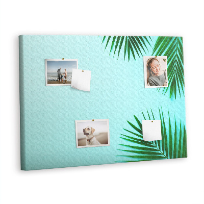 Quadro de aviso de cortiça Moldura de palmeira