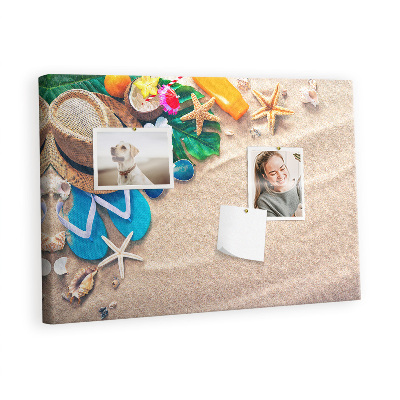 Quadro em cortiça Verão exótico