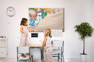 Quadro em cortiça Verão exótico