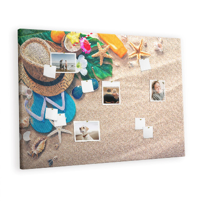 Quadro em cortiça Verão exótico