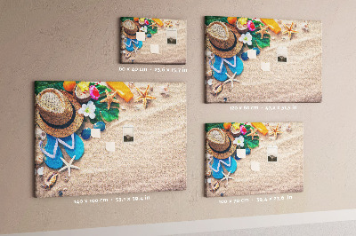 Quadro em cortiça Verão exótico