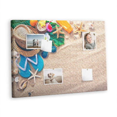 Quadro em cortiça Verão exótico