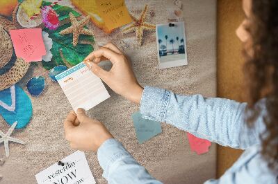 Quadro em cortiça Verão exótico