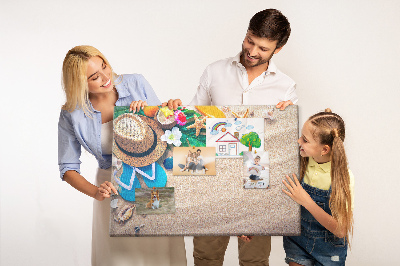 Quadro em cortiça Verão exótico