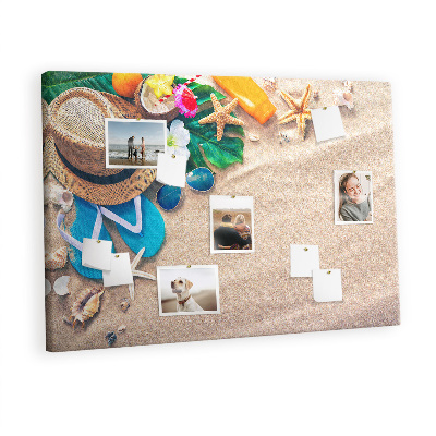 Quadro em cortiça Verão exótico